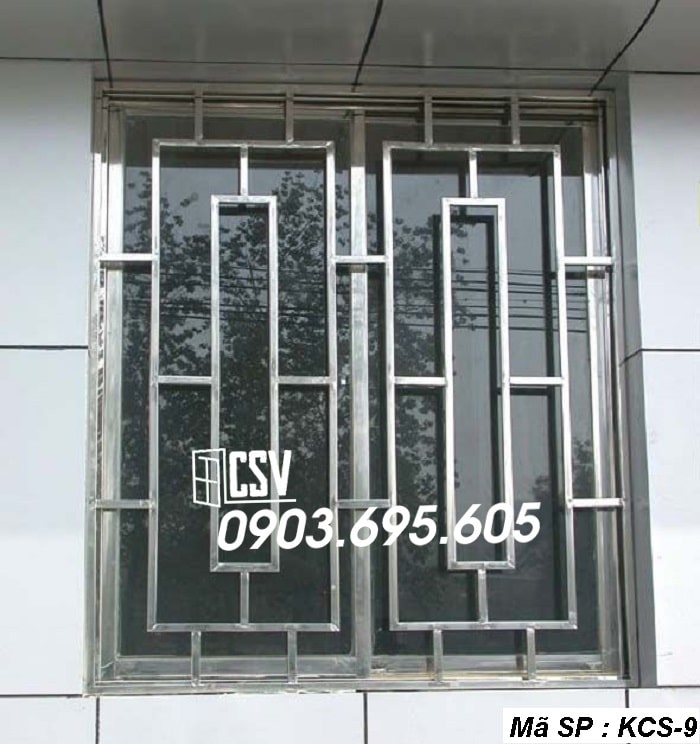 mẫu khung bảo vệ cửa sổ KCS 09