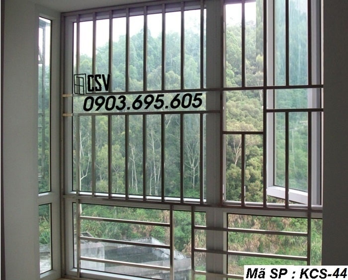 mẫu khung bảo vệ cửa sổ KCS 44