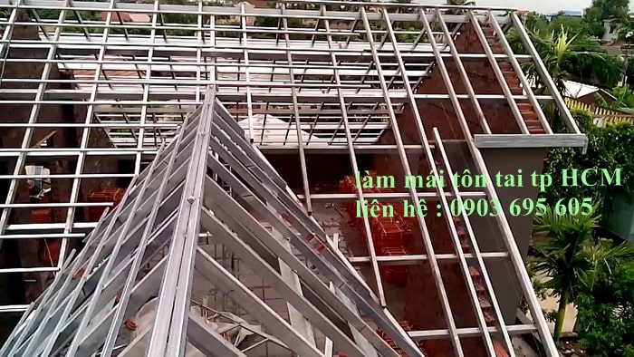 Lợp mái tôn trọn gói tại TP.HCM