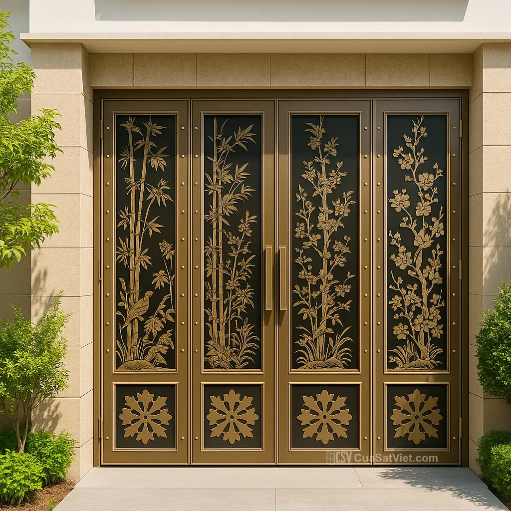 Phong cách công nghiệp CNC thể hiện sự mạnh mẽ và dứt khoát