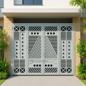 cổng sắt mỹ thuật nghệ thuật cao cấp