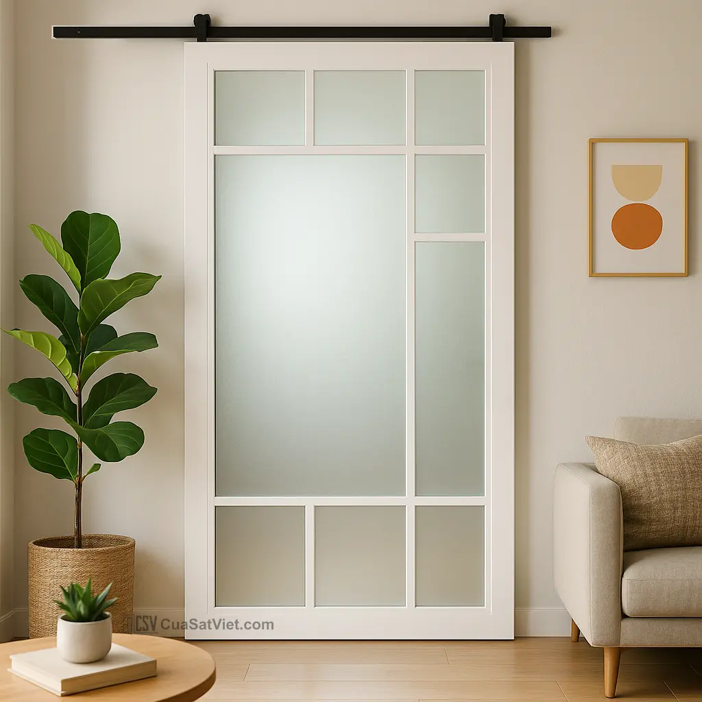Mẫu cửa sắt ray trượt nhà phố là lựa chọn tối ưu cho nhà phố diện tích hẹp
