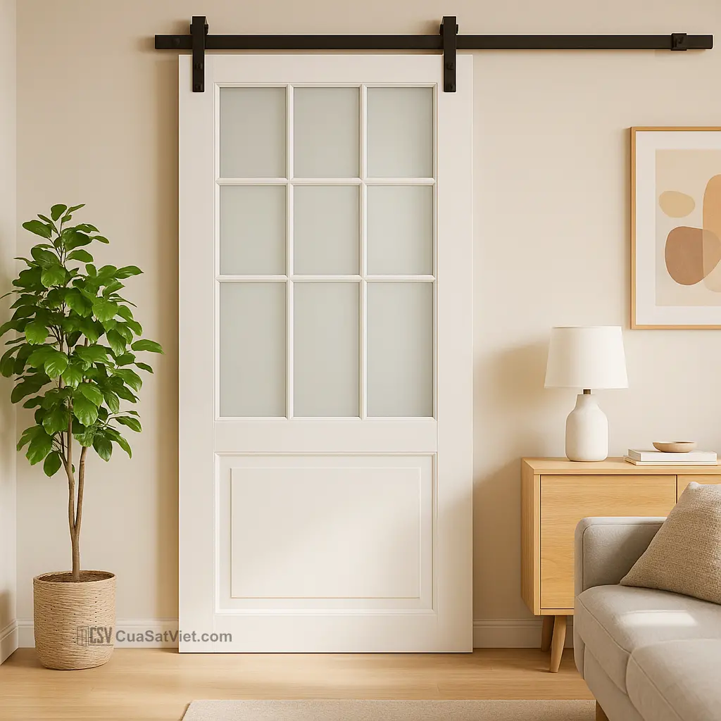 Thiết kế cửa sắt trượt tự động hiện đại phù hợp với nhiều kiểu không gian sống