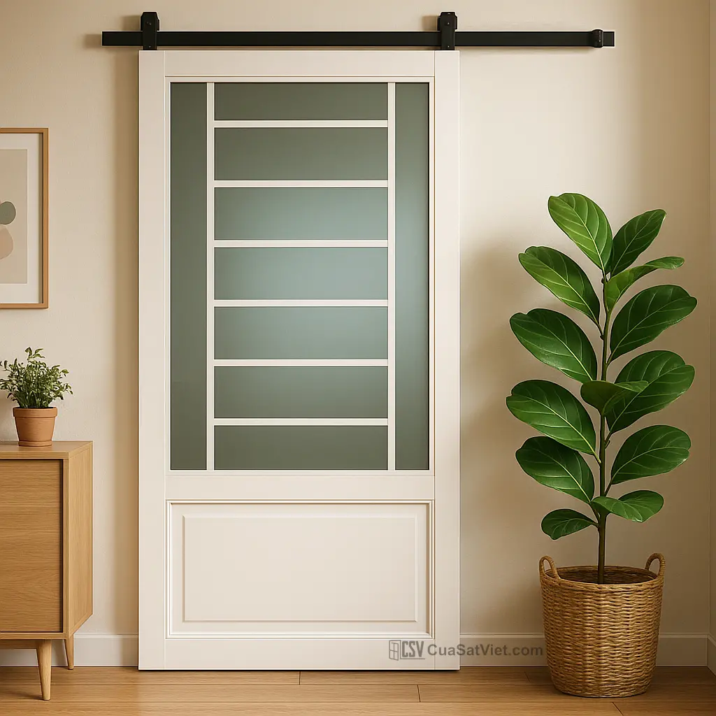Mẫu cửa sắt ray trượt giá rẻ mang lại tính linh hoạt và vẻ đẹp trang nhã cho ngôi nhà