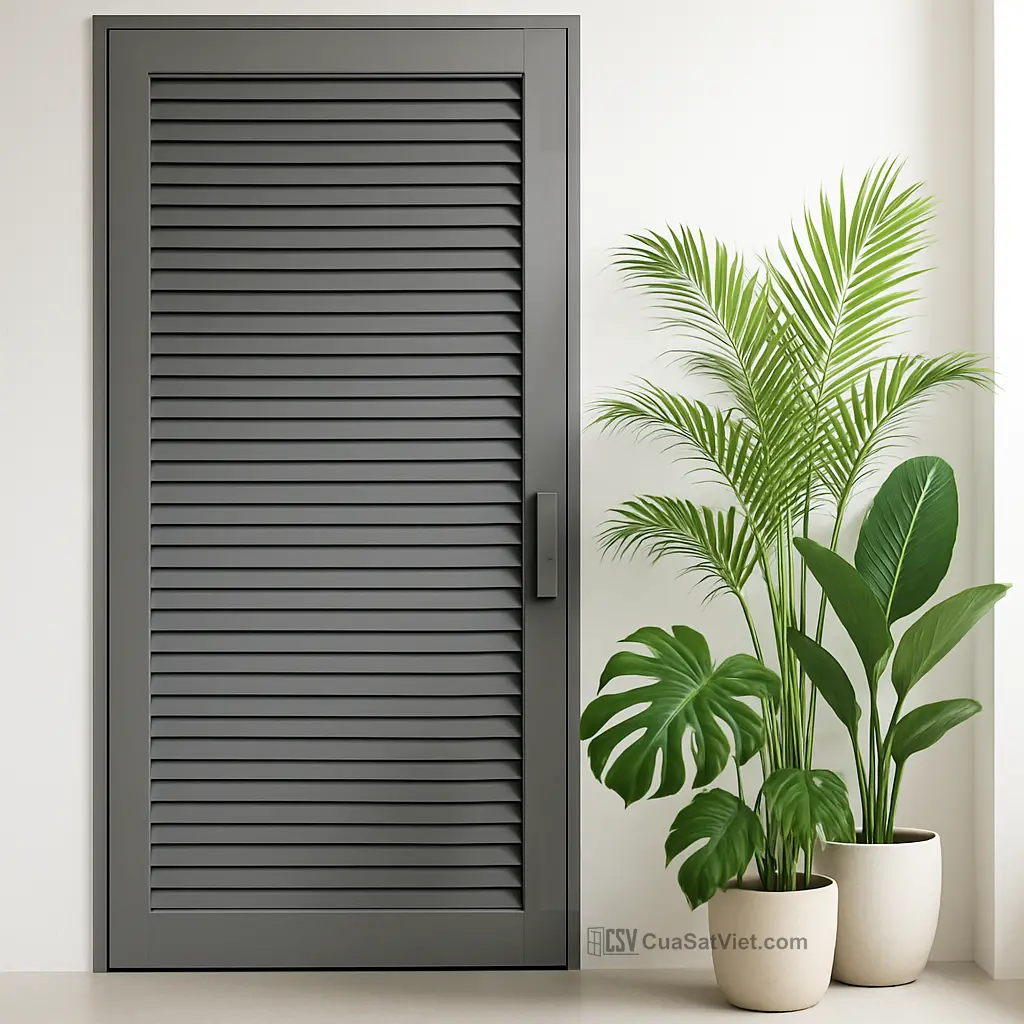 Cửa chớp sắt biệt thự là lựa chọn phù hợp cho cả kiến trúc cổ điển và hiện đại.