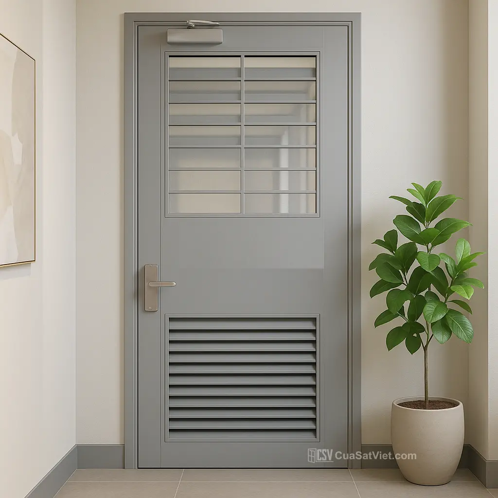 Cửa chớp sắt kiểu nhật là lựa chọn phù hợp cho cả kiến trúc cổ điển và hiện đại.
