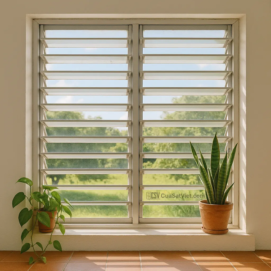 Cửa chớp sắt trang trí là lựa chọn phù hợp cho cả kiến trúc cổ điển và hiện đại.